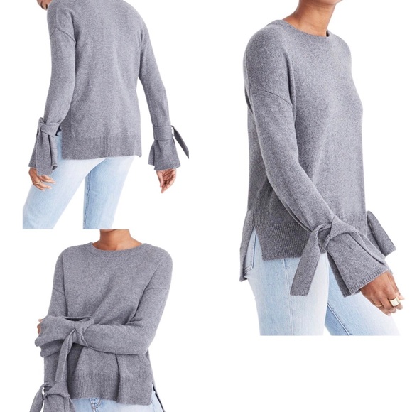 Madewell Sweaters - Madewell Tie Cuff Pullover Sweater